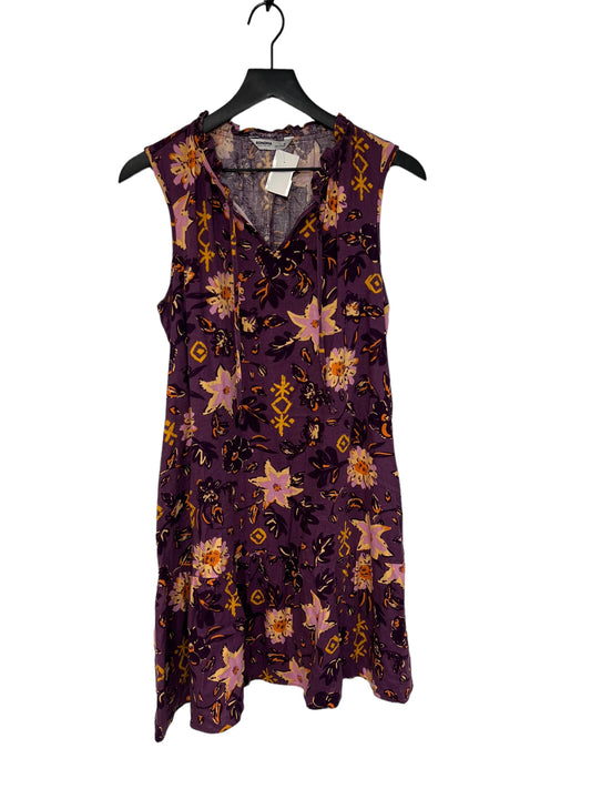 Purple Dress Casual Short Sonoma, Size M