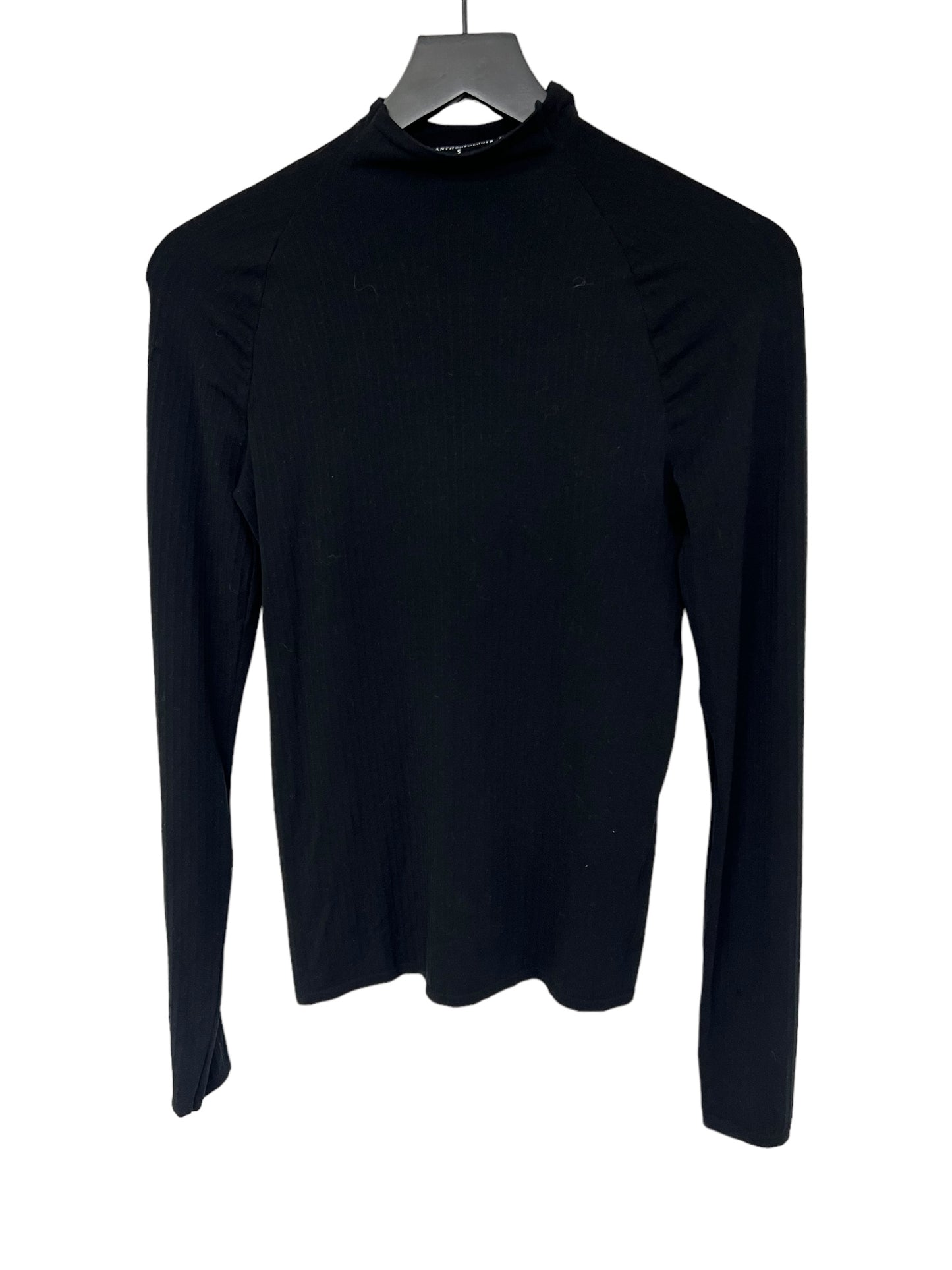 Black Top Long Sleeve Anthropologie, Size S