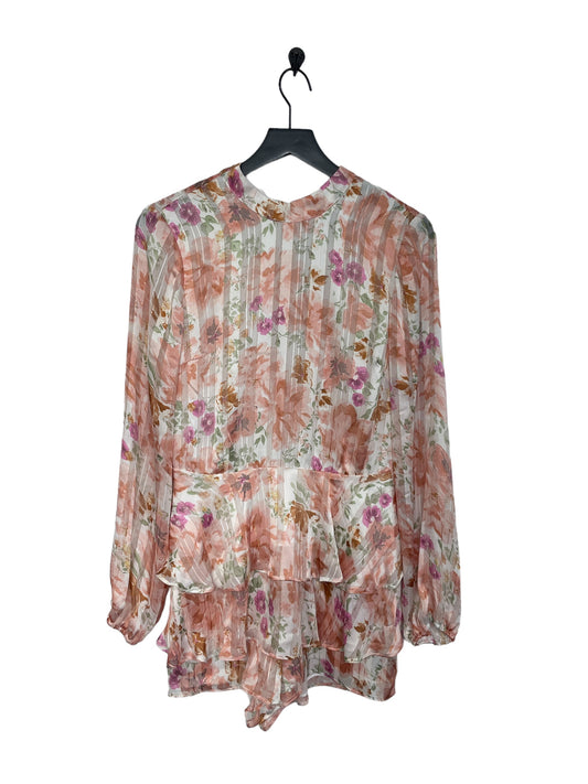 Floral Print Romper Energie, Size M