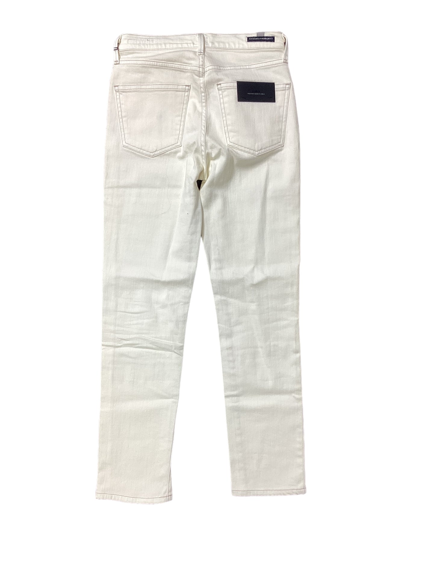 Cream Jeans Straight Citizens Of Humanity, Size 2