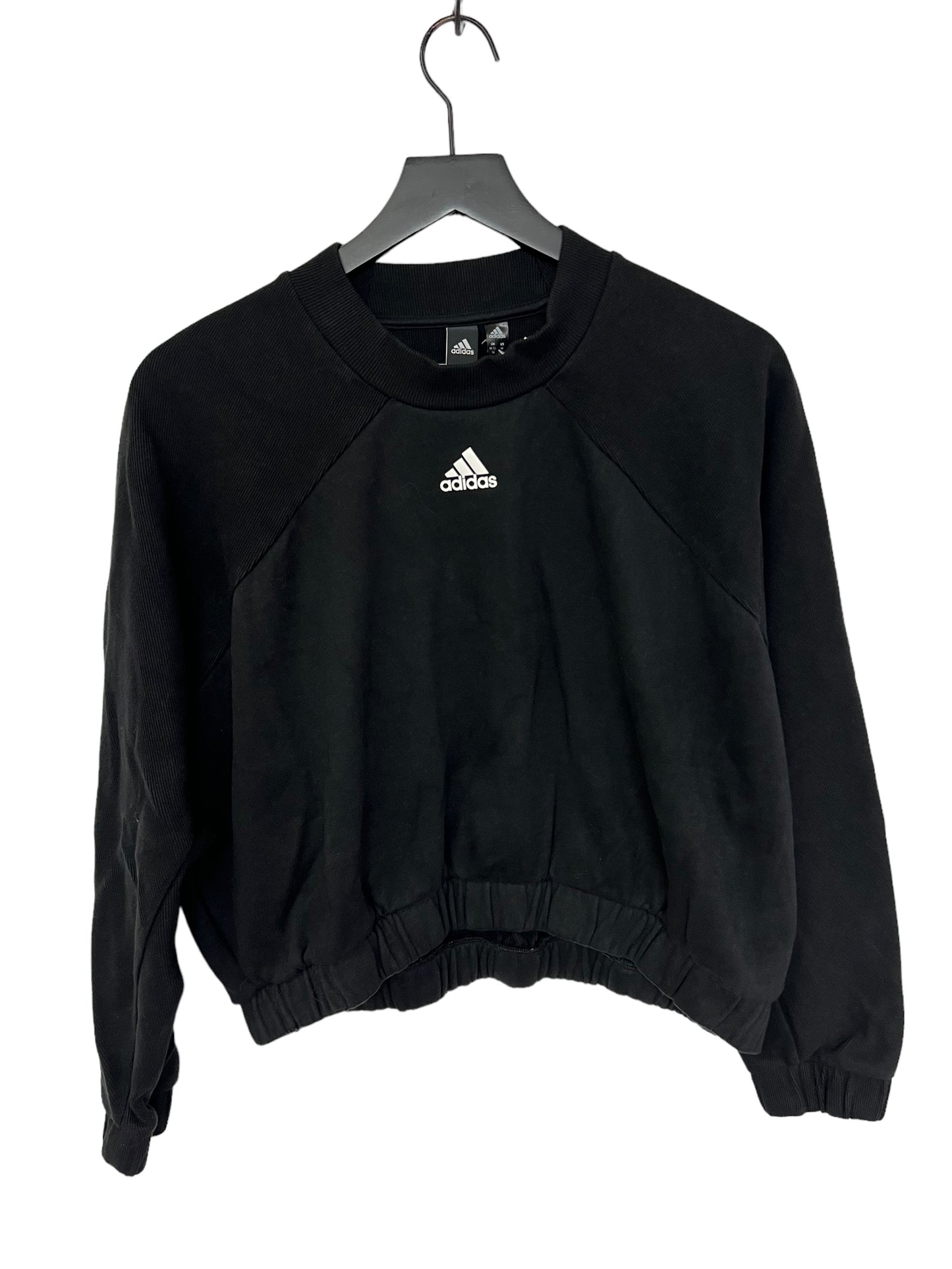 Sweatshirt Crewneck By Adidas In Black, Size: M