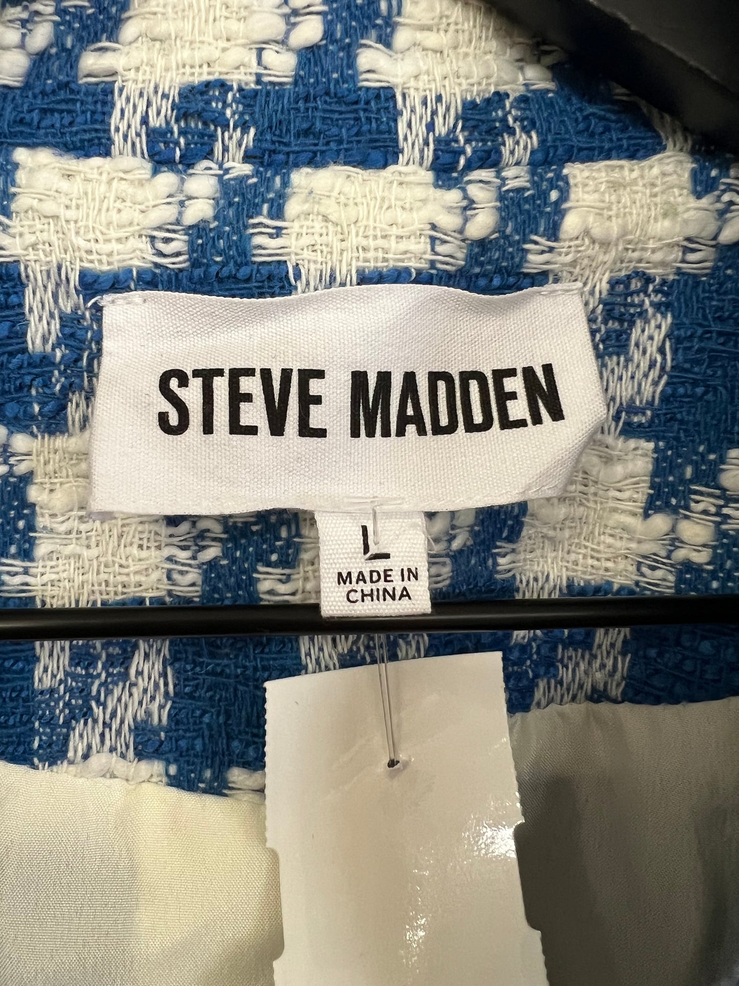 Blazer By Steve Madden In Blue & White, Size: L