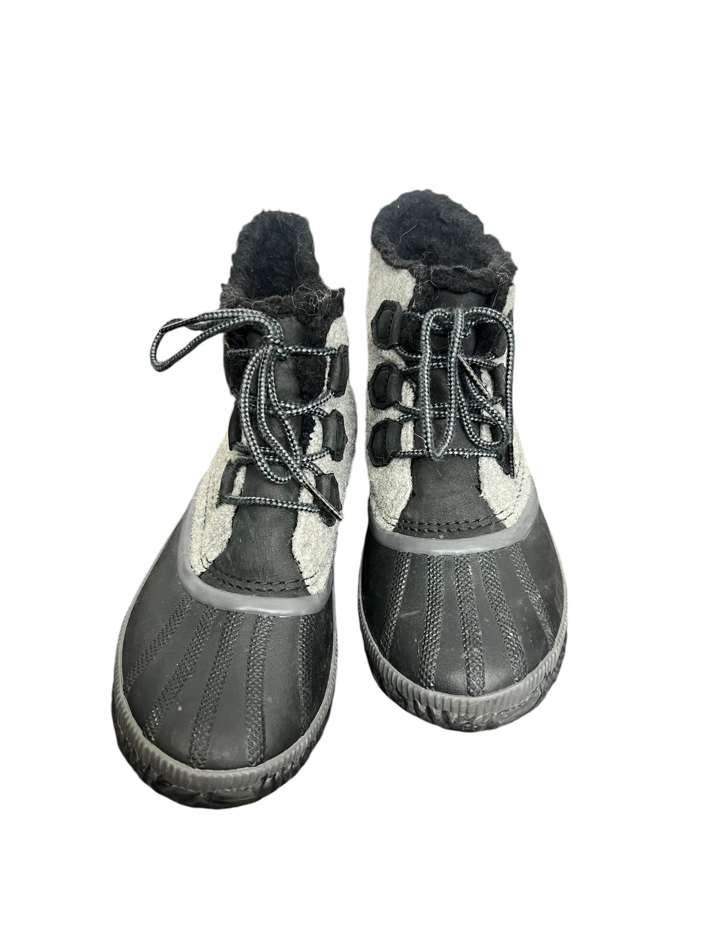 Boots Snow By Sorel In Black & Grey, Size: 10.5