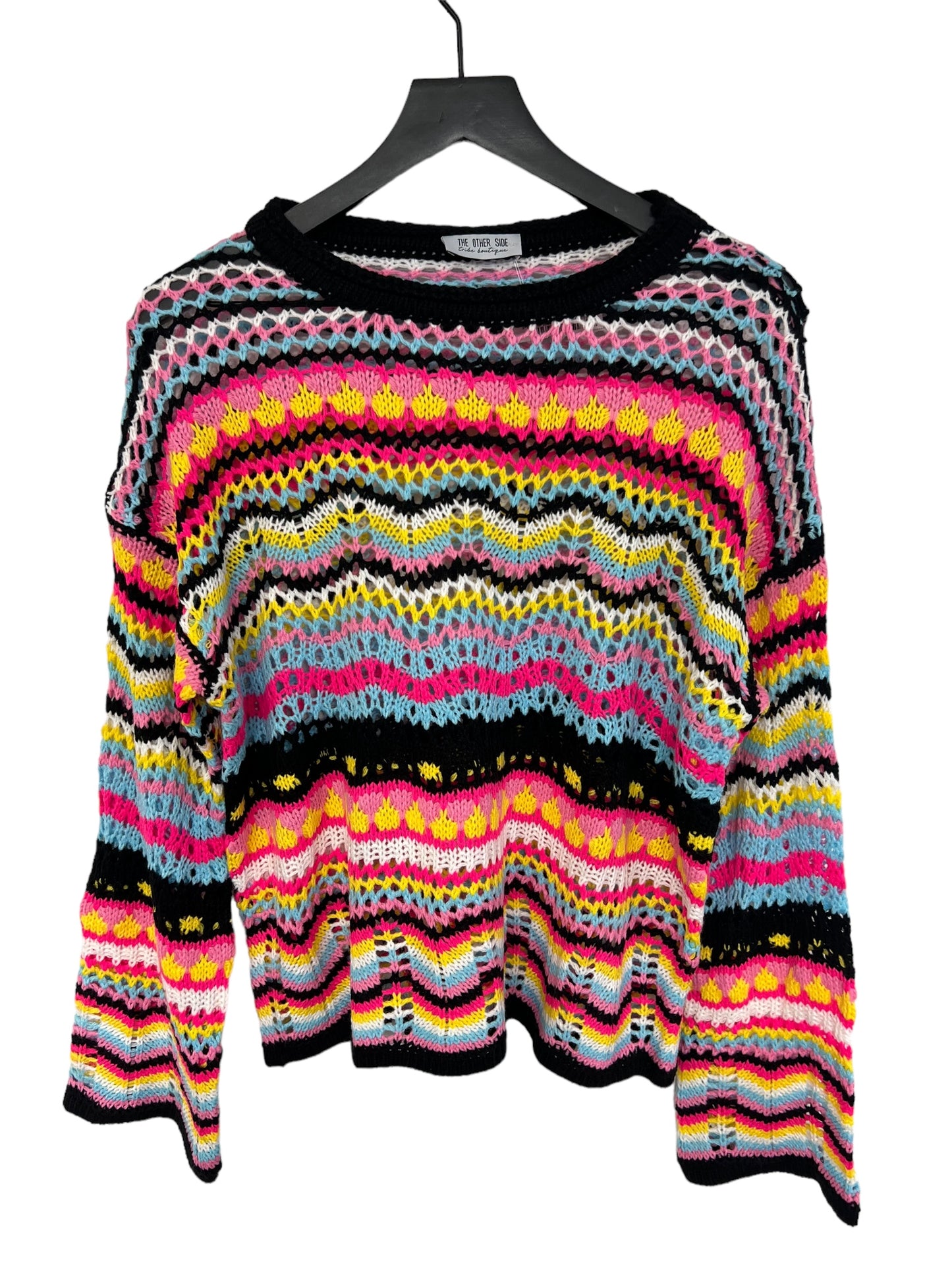 Sweater By Cmc In Multi-colored, Size: S