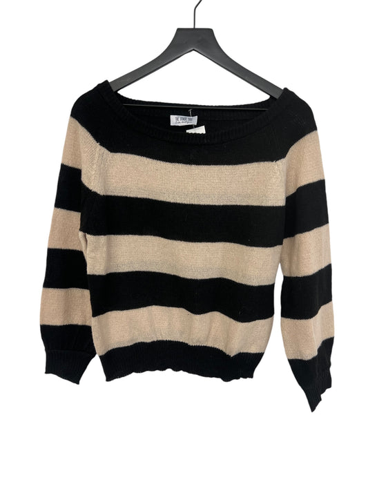 Sweater By Clothes Mentor In Black & Cream, Size: S