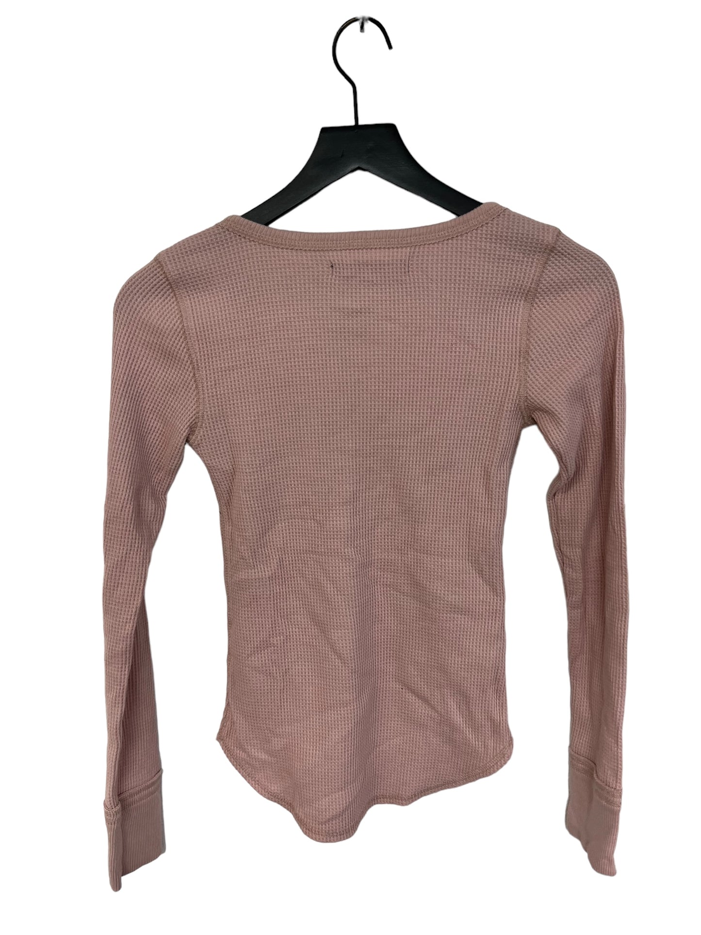 Top Long Sleeve By Abercrombie And Fitch In Purple, Size: Xs