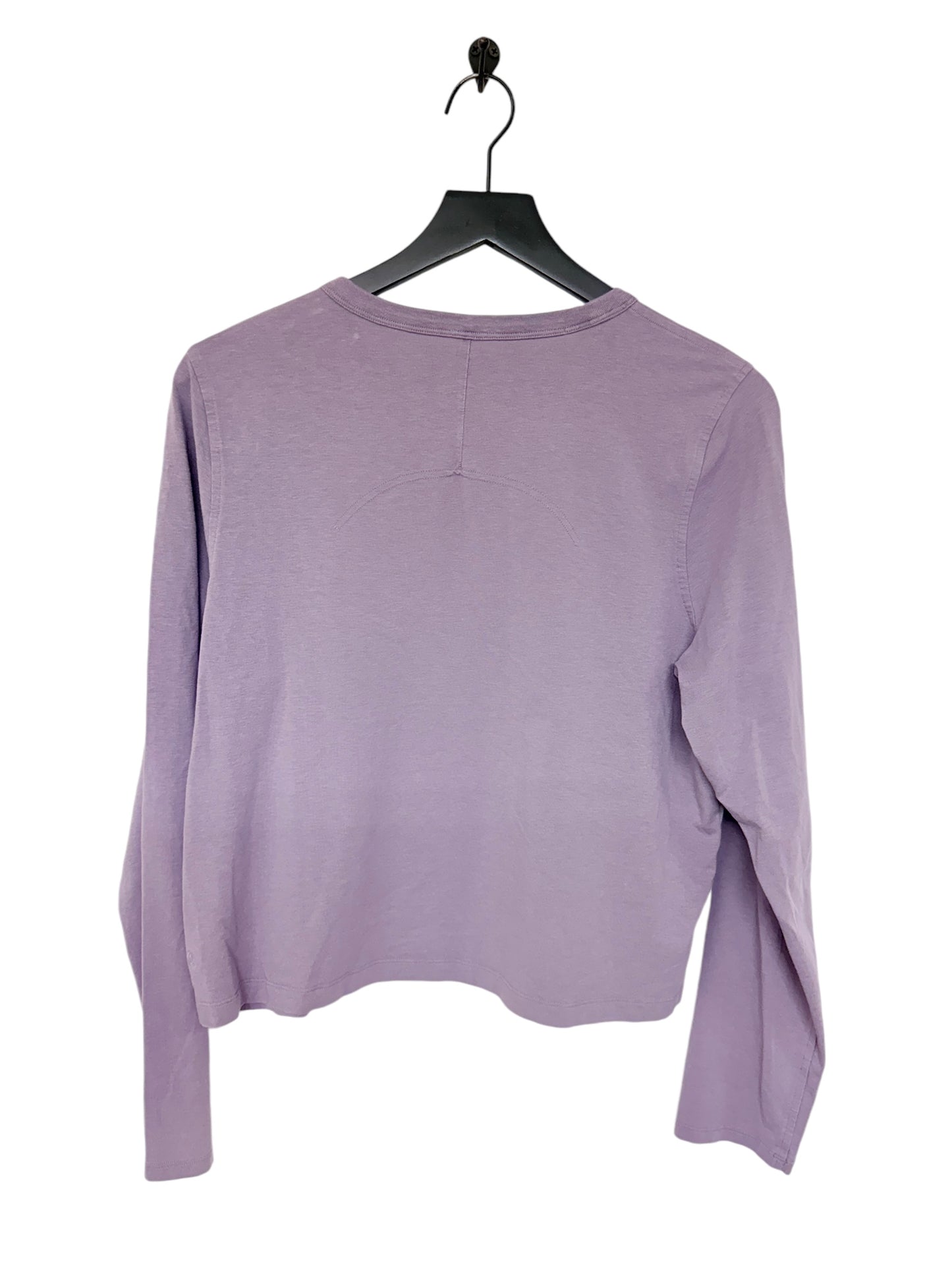 Athletic Top Long Sleeve Crewneck By Lululemon In Purple, Size: 10