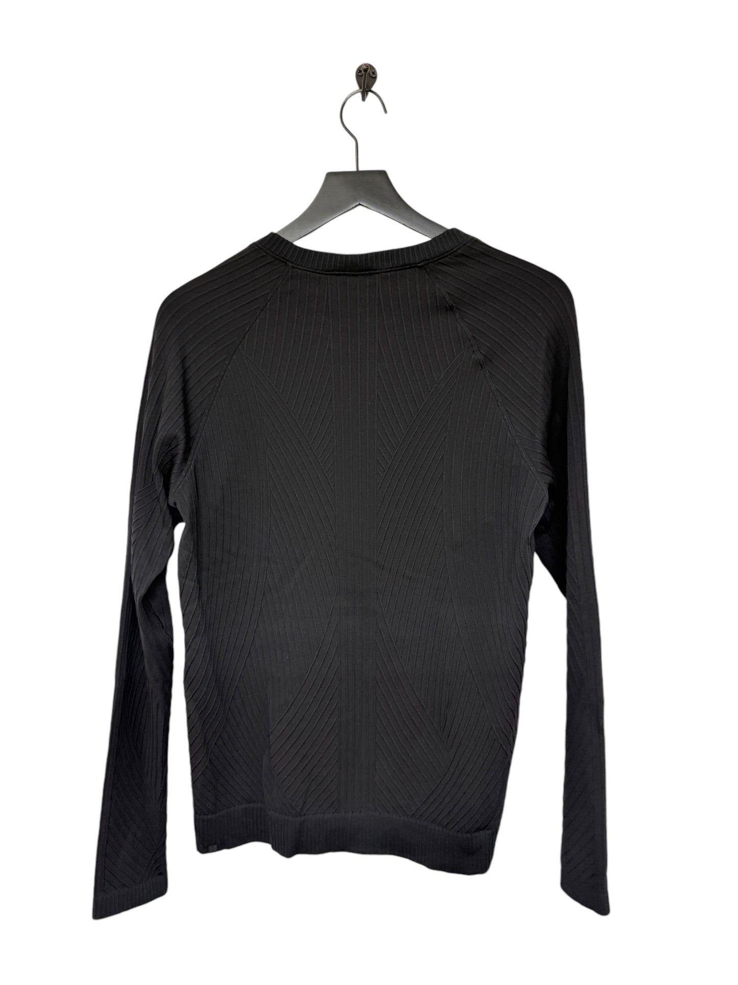 Athletic Top Long Sleeve Crewneck By Lululemon In Black, Size: 10