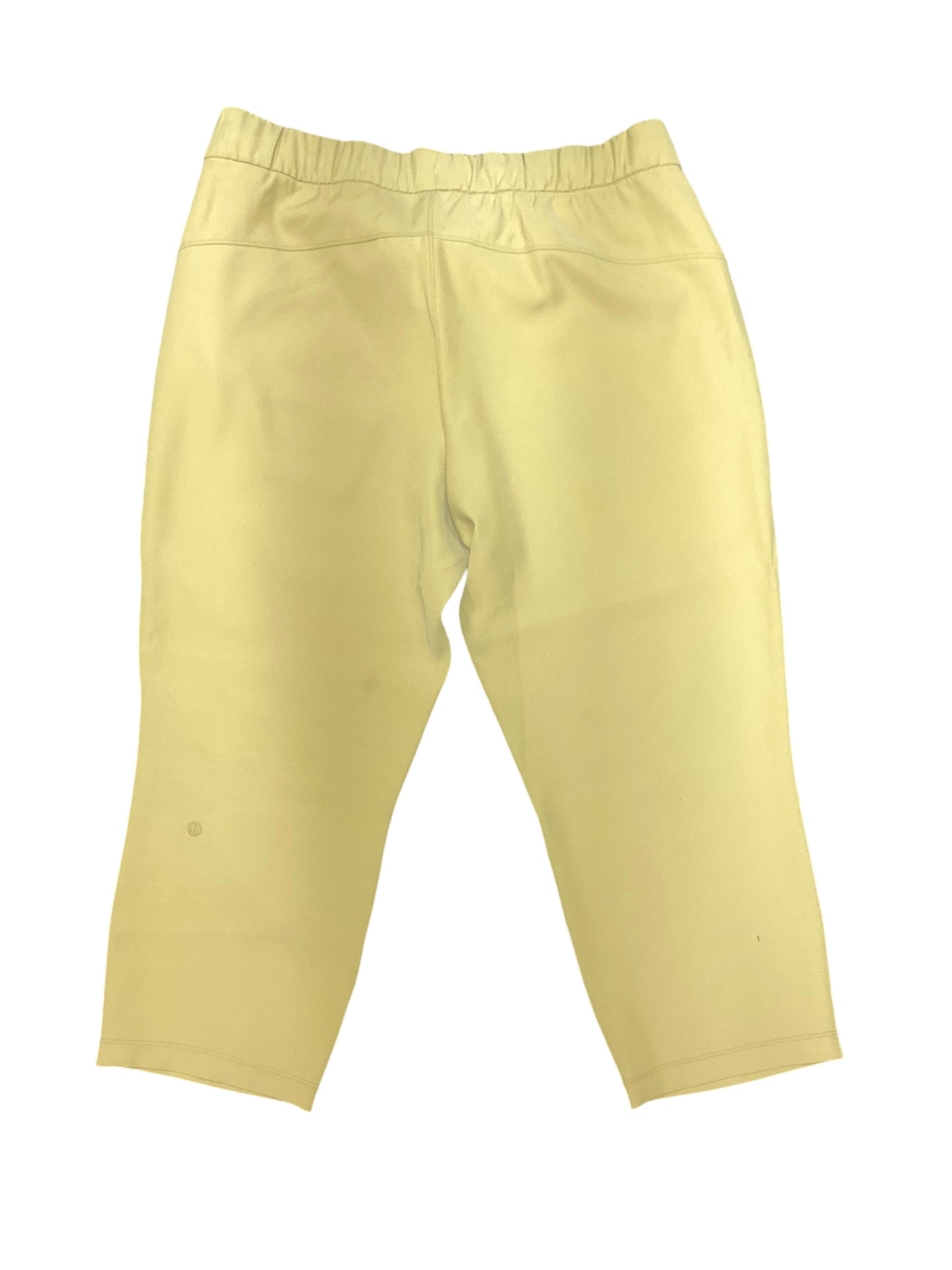 Athletic Pants By Lululemon In Yellow, Size: 12