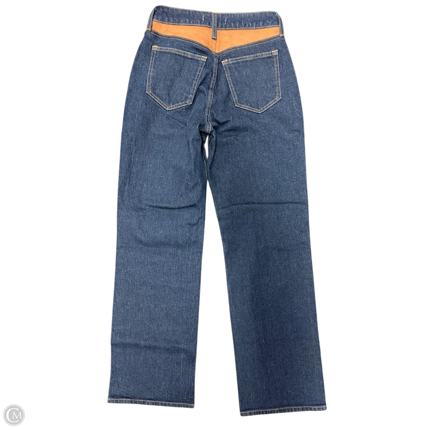 Jeans Straight By Abercrombie And Fitch In Blue Denim, Size: 4