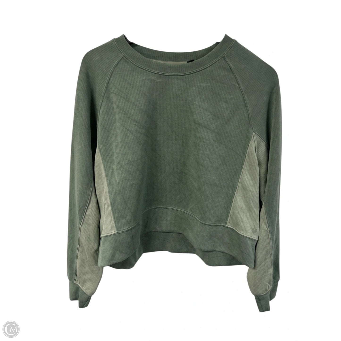 Sweatshirt Crewneck By Danskin In Green, Size: M