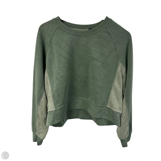 Sweatshirt Crewneck By Danskin In Green, Size: M