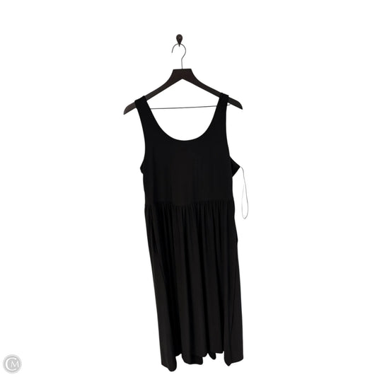 Dress Casual Midi By Simply Vera In Black, Size: Xl