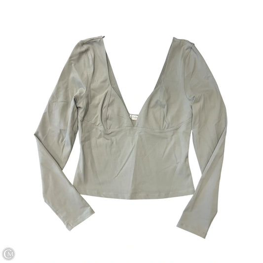 Top Long Sleeve Basic By Free People In Beige, Size: M