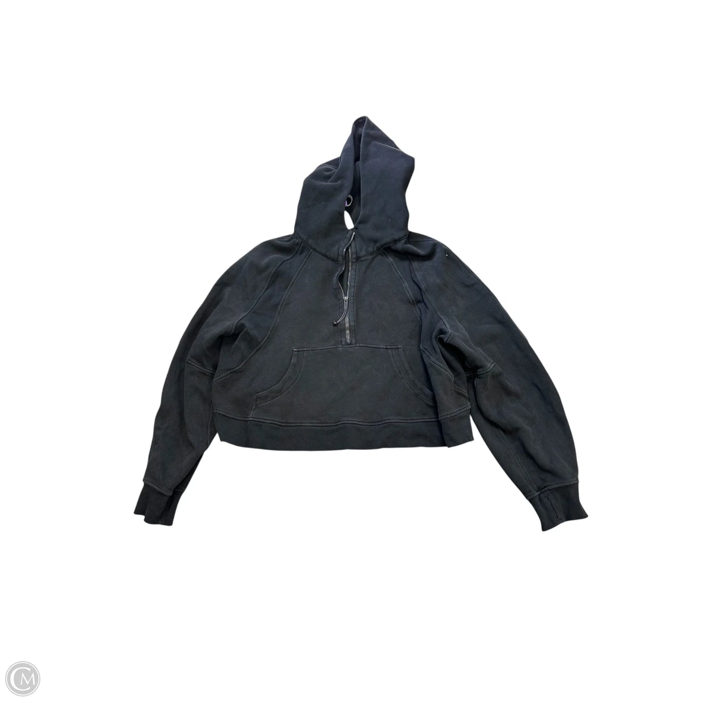 Athletic Sweatshirt Hoodie By Lululemon In Black, Size: Xl