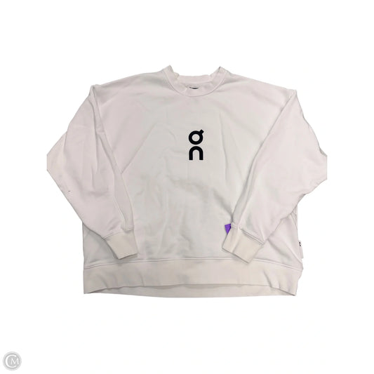 Sweatshirt Crewneck By On Cloud In White, Size: Xxl