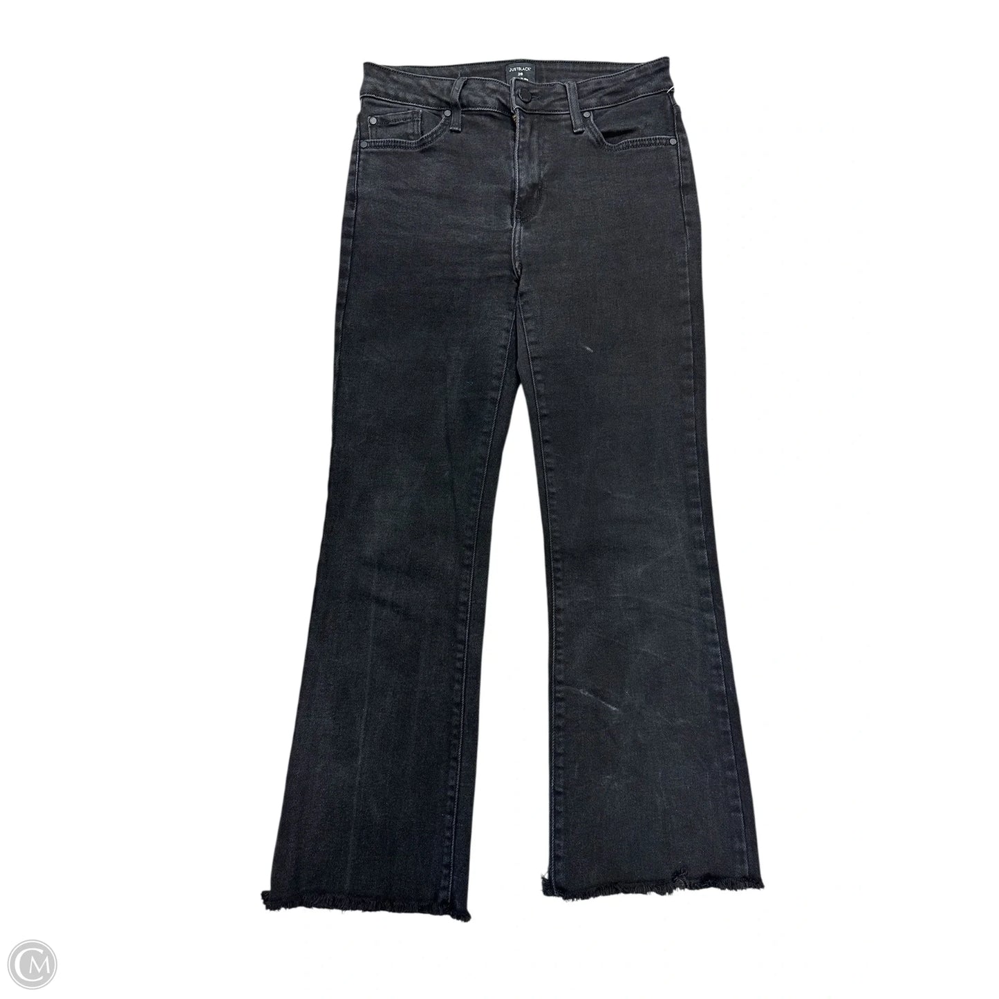Jeans Straight By Just Black In Black, Size: 6