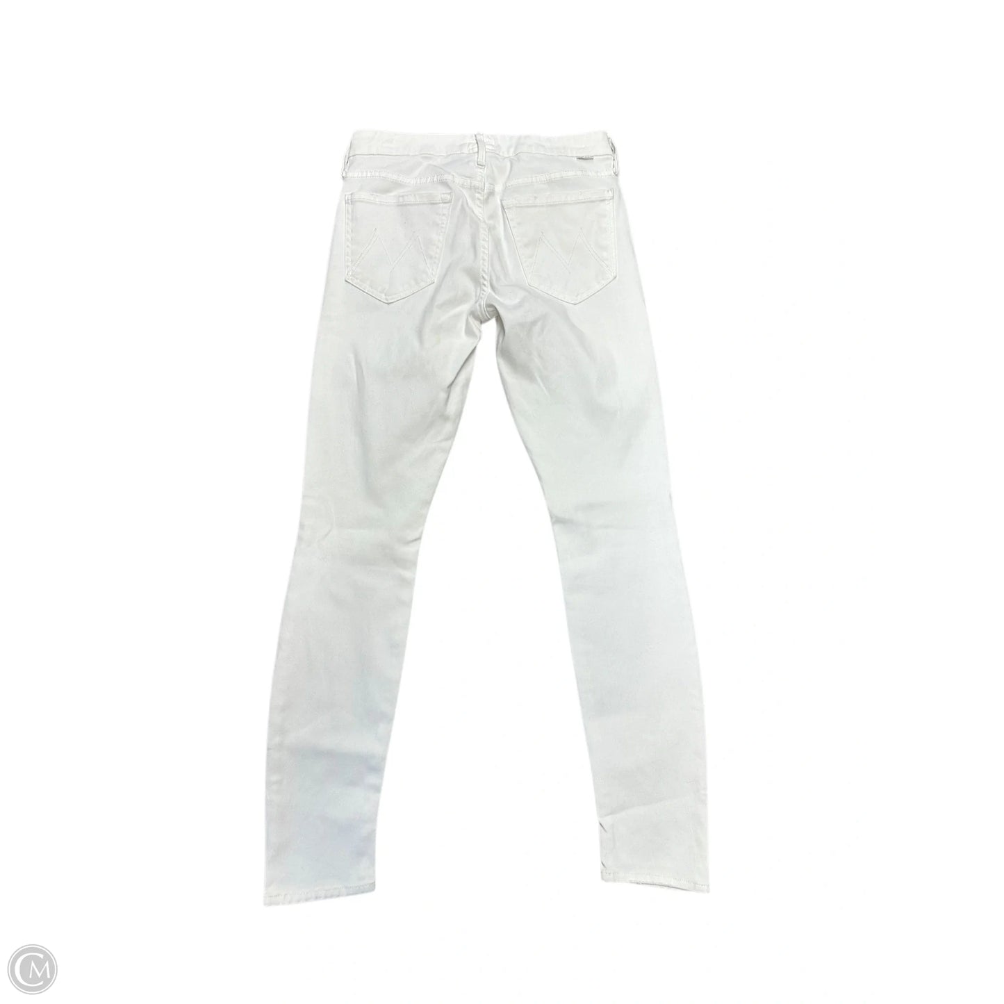 Jeans Skinny By Mother In White, Size: 4