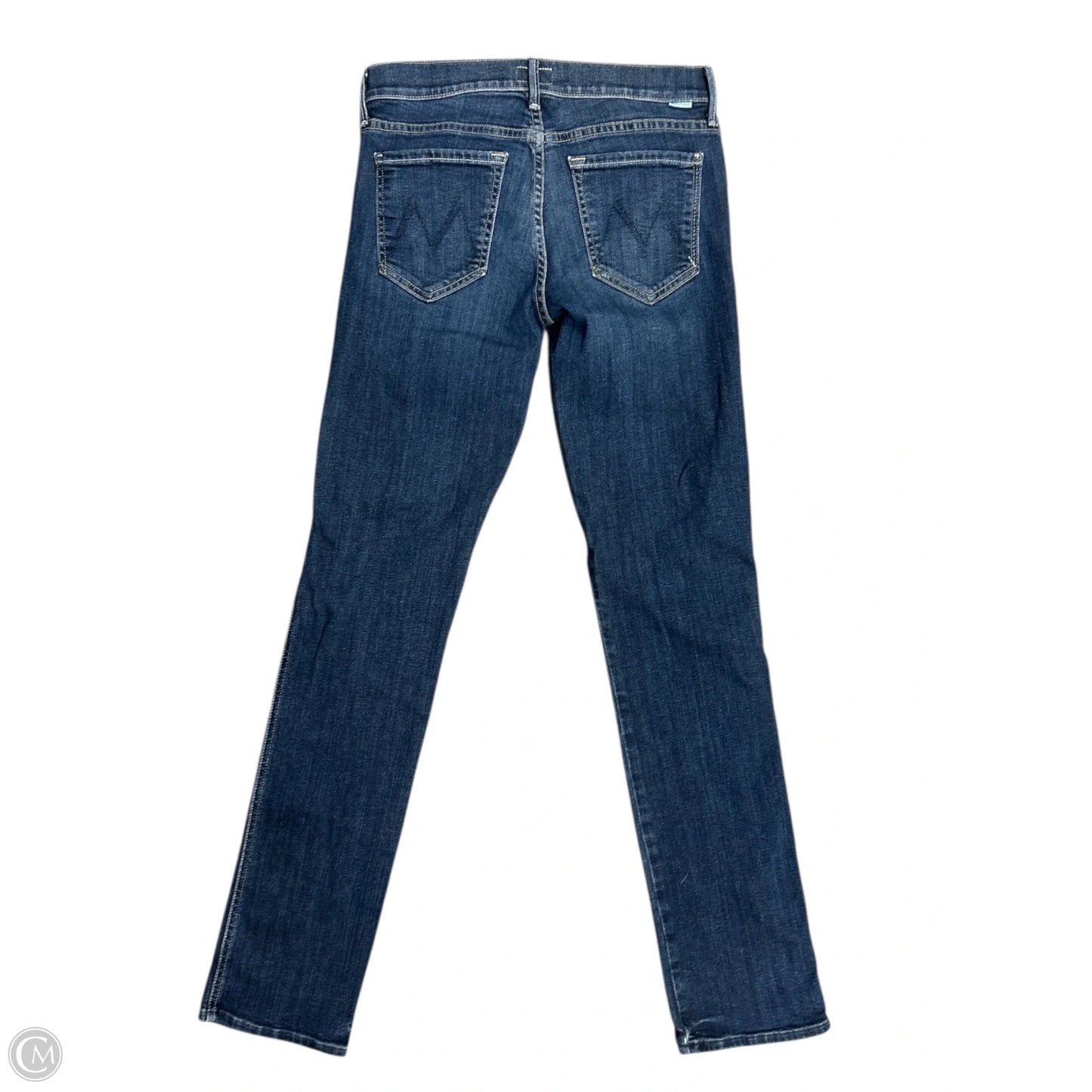 Jeans Straight By Mother In Blue Denim, Size: 4