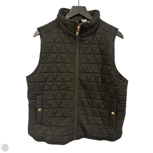 Vest Puffer & Quilted By Staccato In Black, Size: L