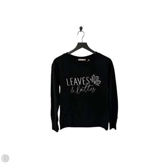 Sweatshirt Crewneck By C And C In Black, Size: S