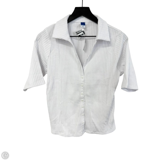 Top 3/4 Sleeve Basic By Old Navy In White, Size: L