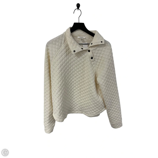 Sweatshirt Collar By Cable And Gauge In White, Size: L
