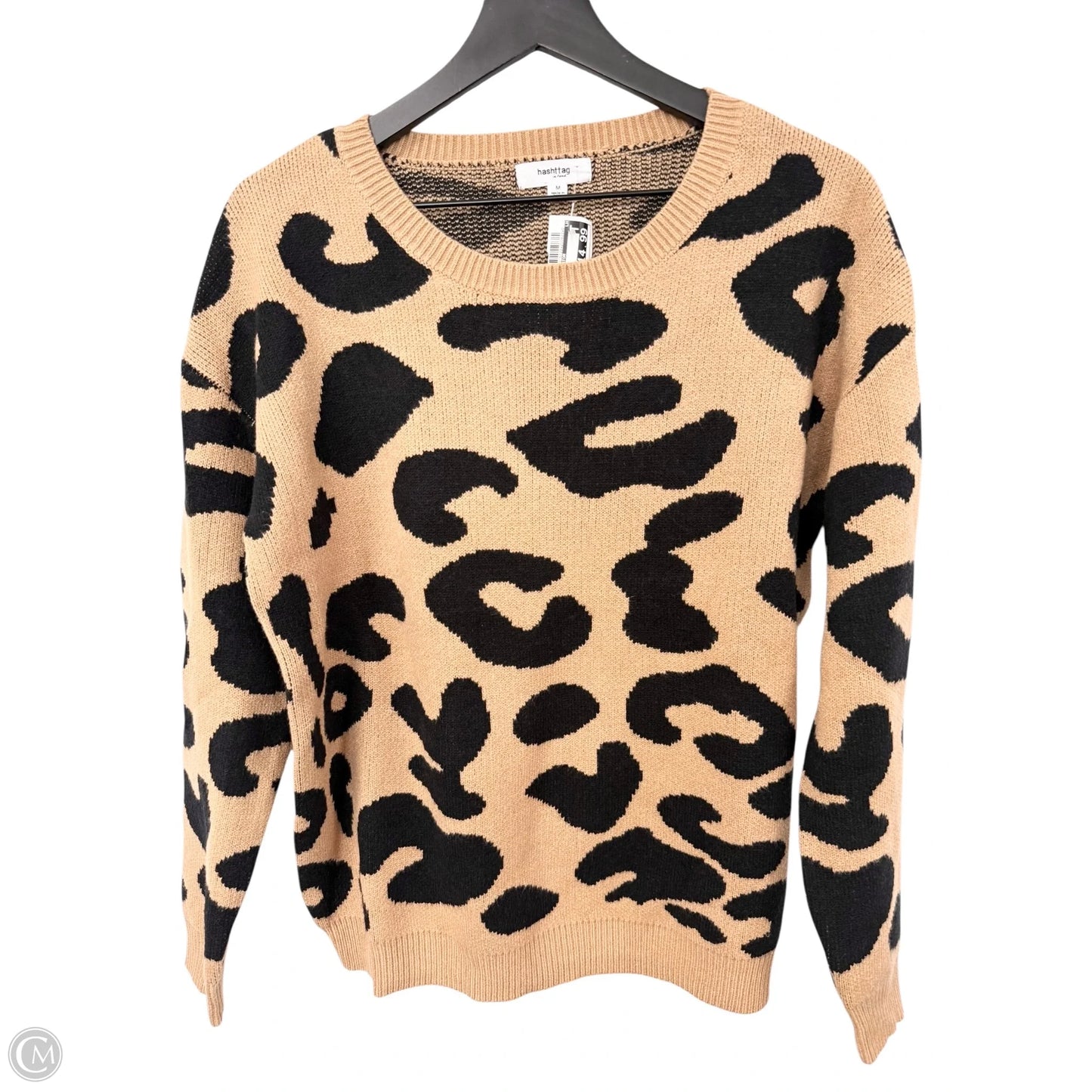 Sweater By Clothes Mentor In Animal Print, Size: M
