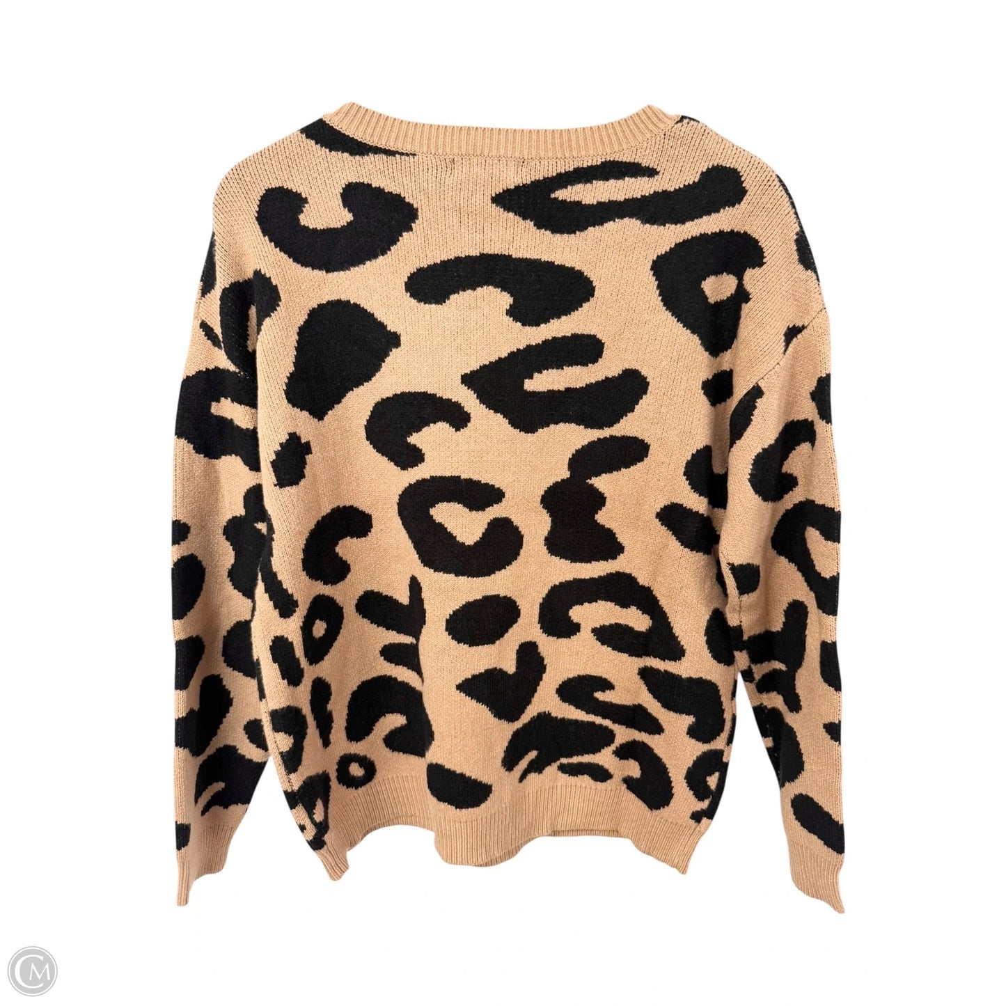 Sweater By Clothes Mentor In Animal Print, Size: M