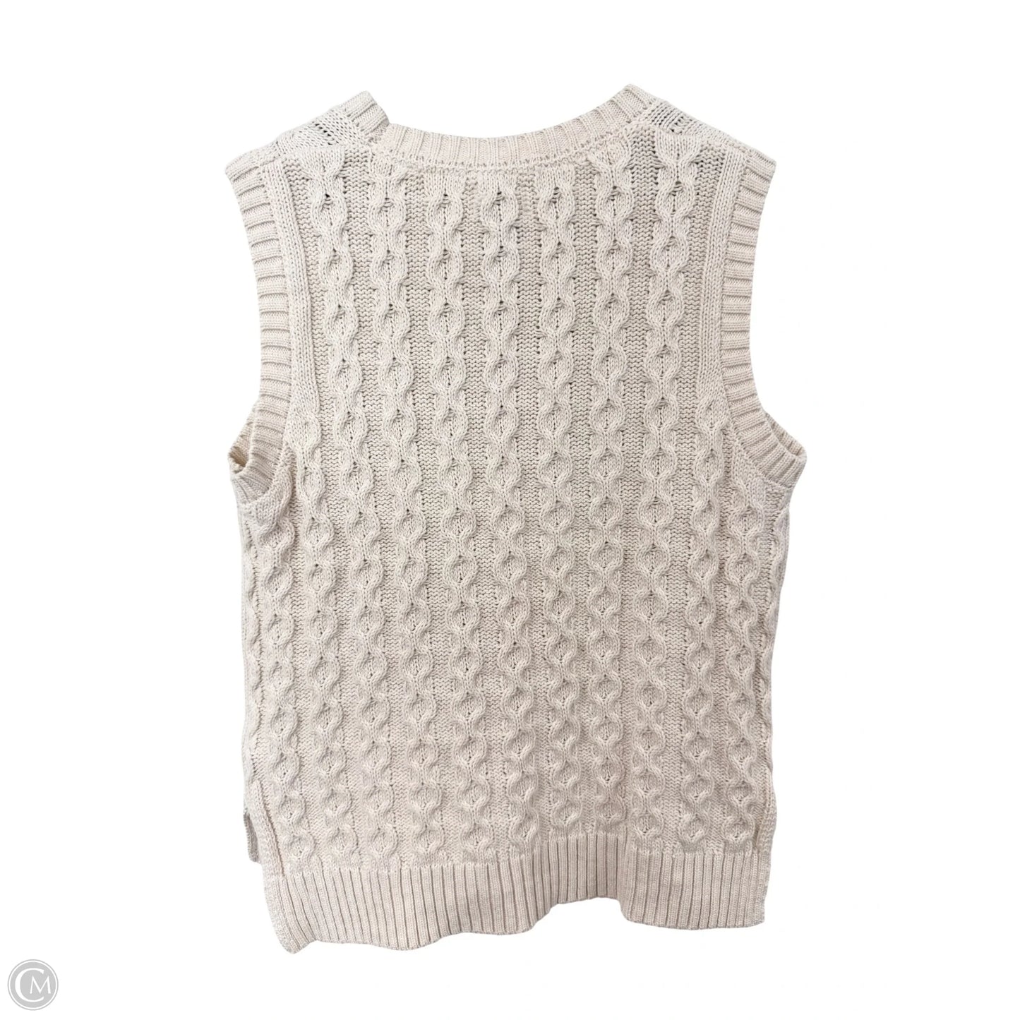 Vest Sweater By Nicole By Nicole Miller In White, Size: M