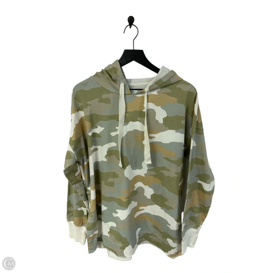 Sweatshirt Hoodie By Aerie In Camouflage Print, Size: M