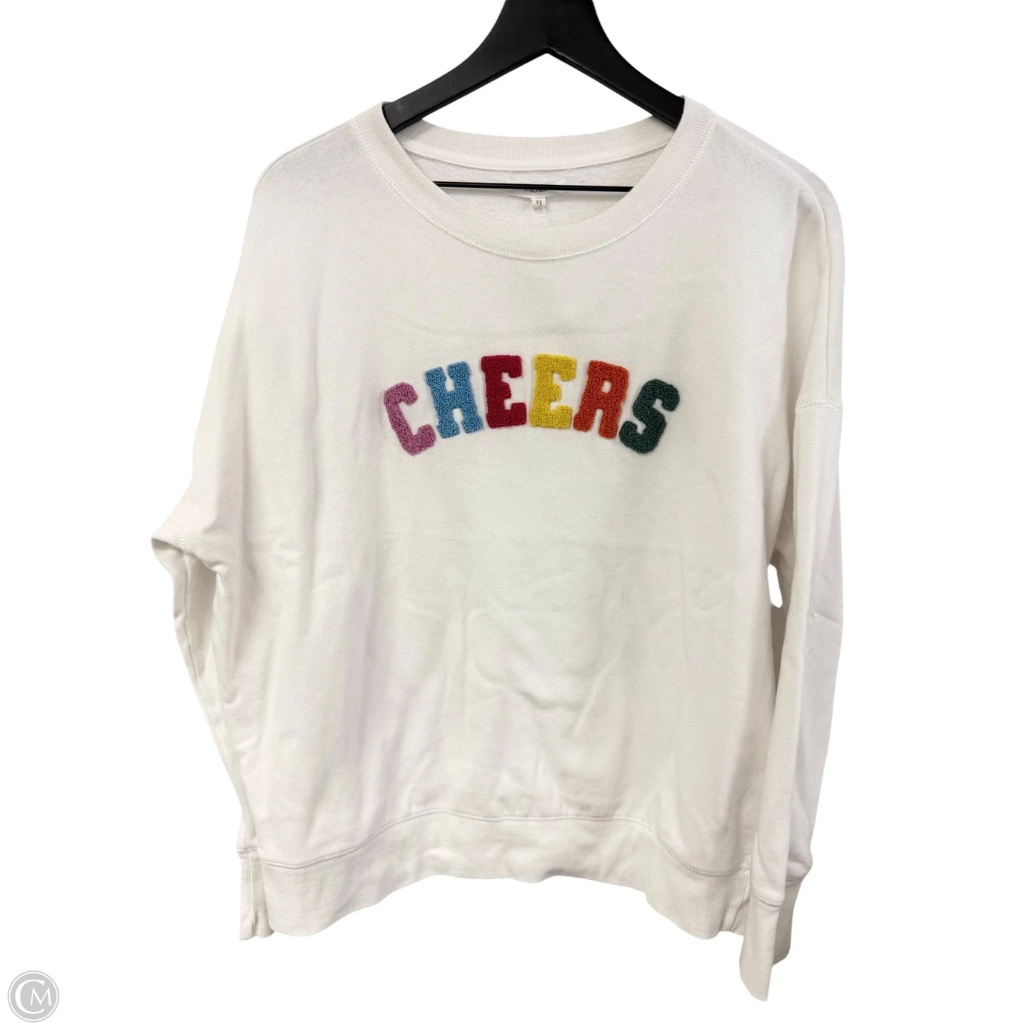 Sweatshirt Crewneck By Maurices In White, Size: L