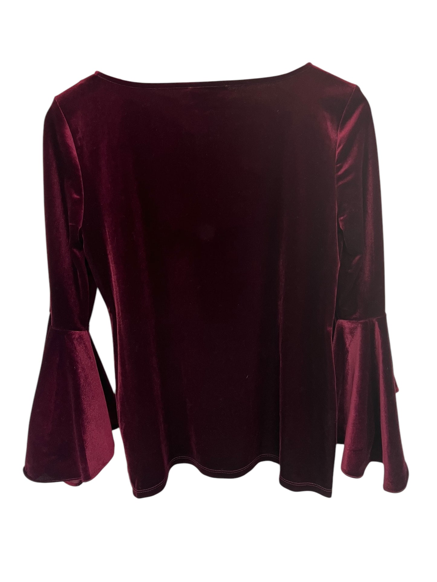 Top Long Sleeve By Msk In Purple, Size: S