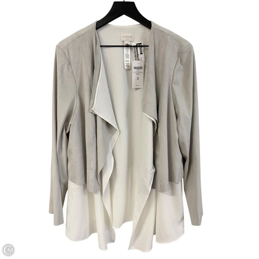 Jacket Other By Chicos In Grey, Size: Xl