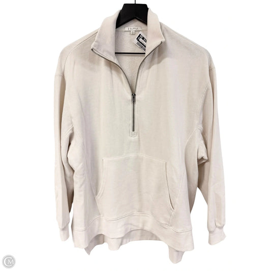 Sweatshirt Collar By Z Supply In Cream, Size: S