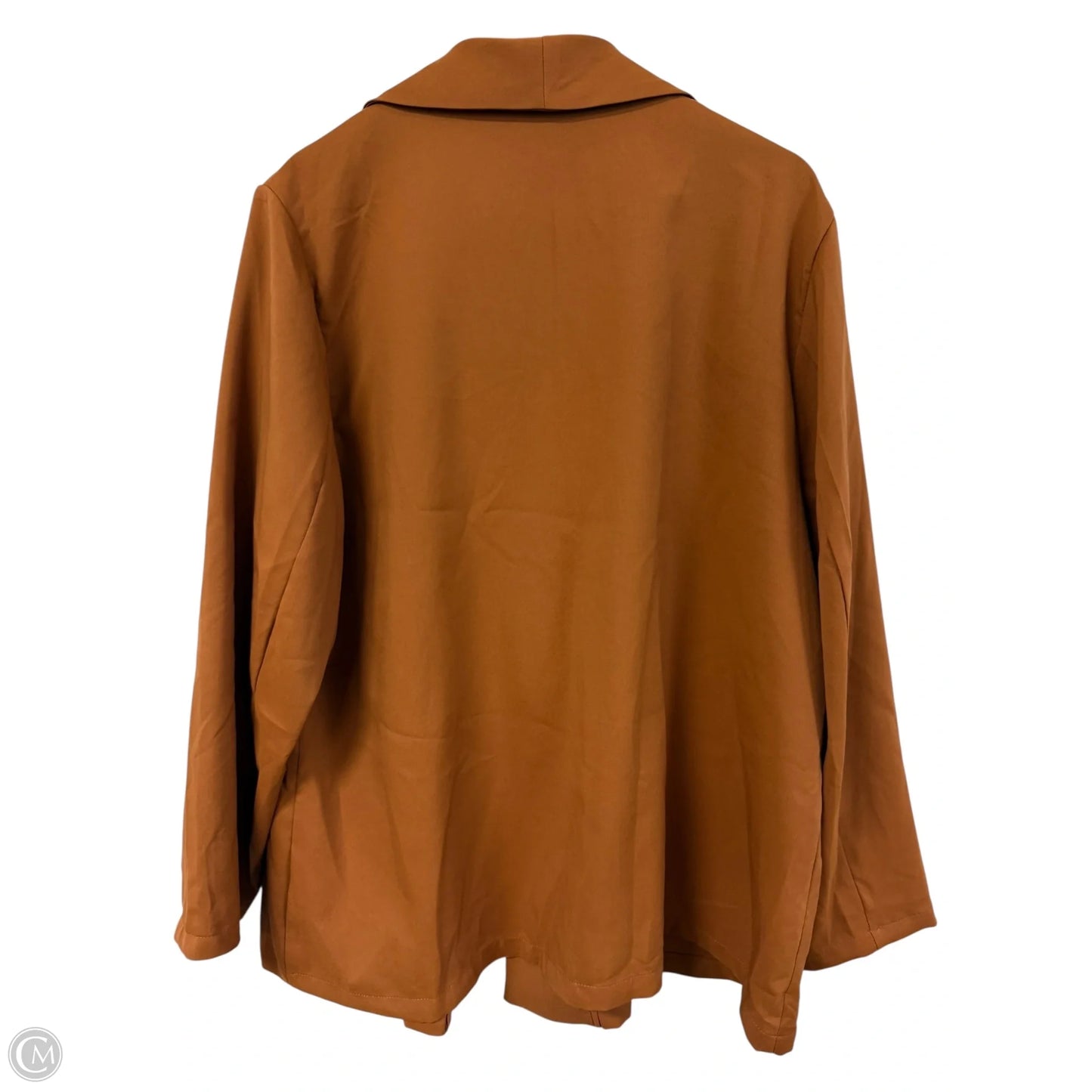 Blazer By Clothes Mentor In Orange, Size: 2x
