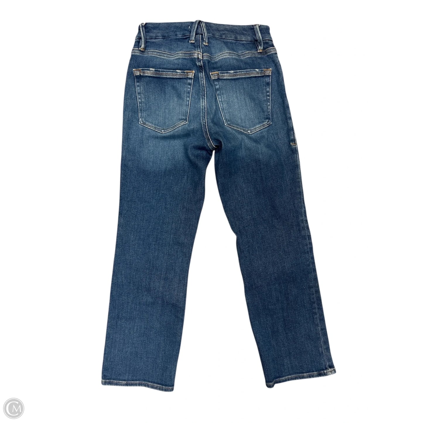 Jeans Straight By Good American In Blue, Size: 0