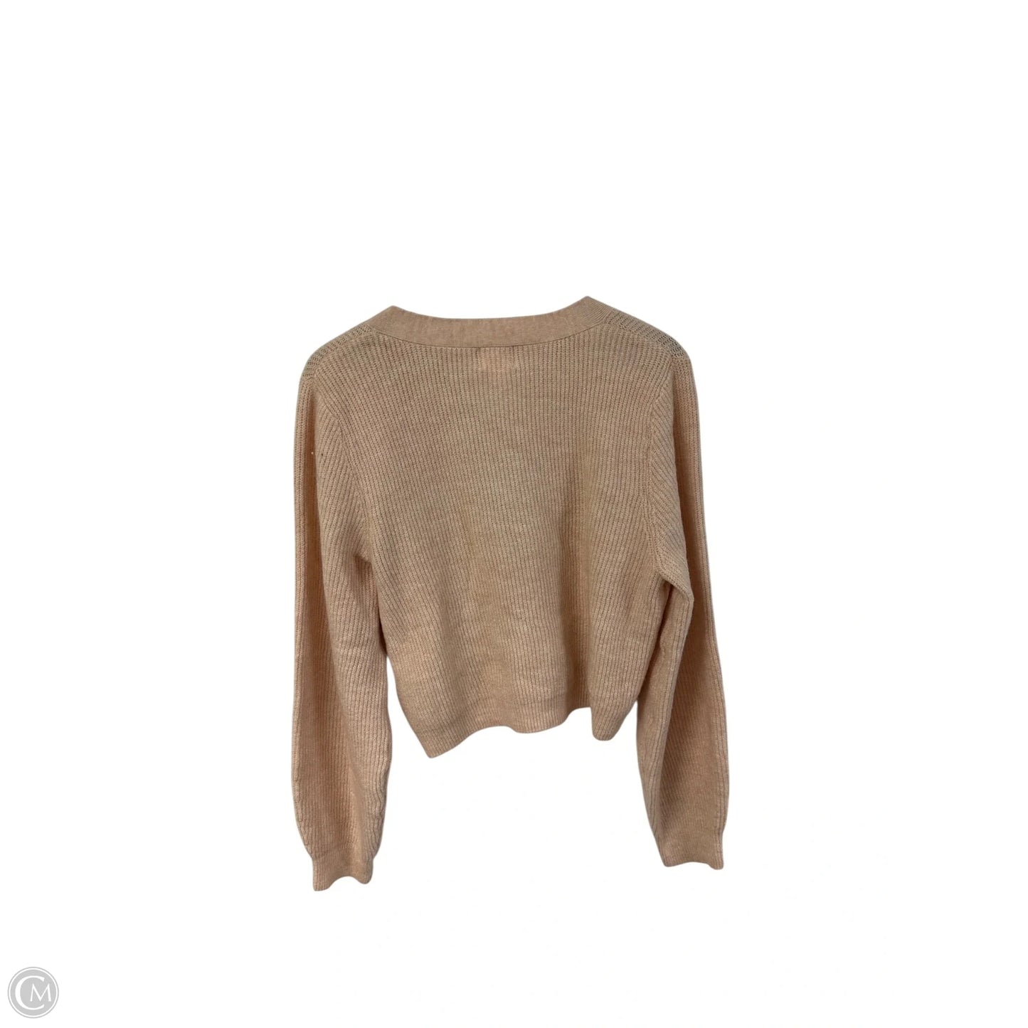 Sweater Cardigan By H&m In Pink, Size: M