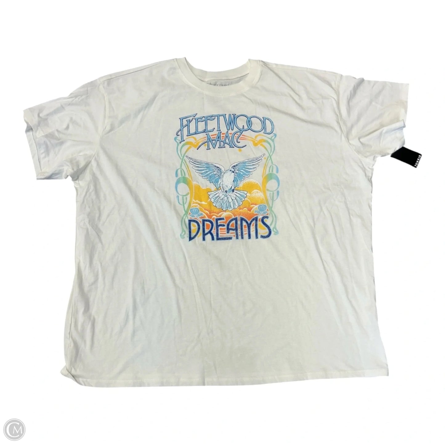 Top Short Sleeve By Torrid In White, Size: L