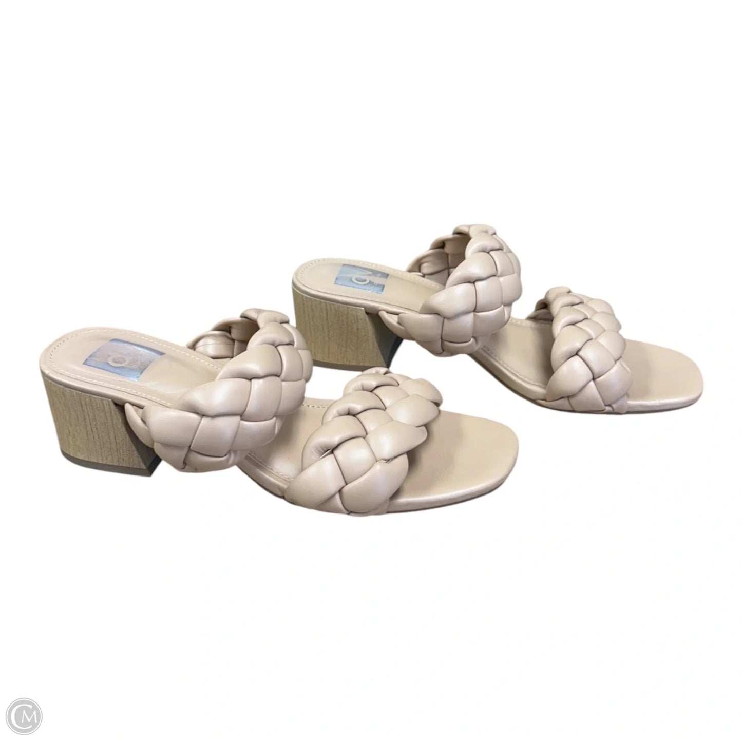 Sandals Heels Block By Dolce Vita In Tan, Size: 8