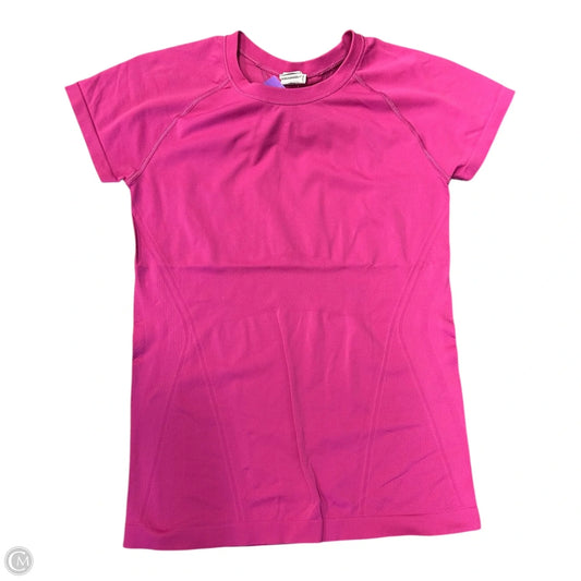 Athletic Top Short Sleeve By Athleta In Pink, Size: S