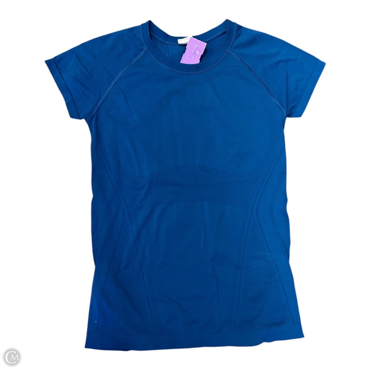 Athletic Top Short Sleeve By Athleta In Blue, Size: S