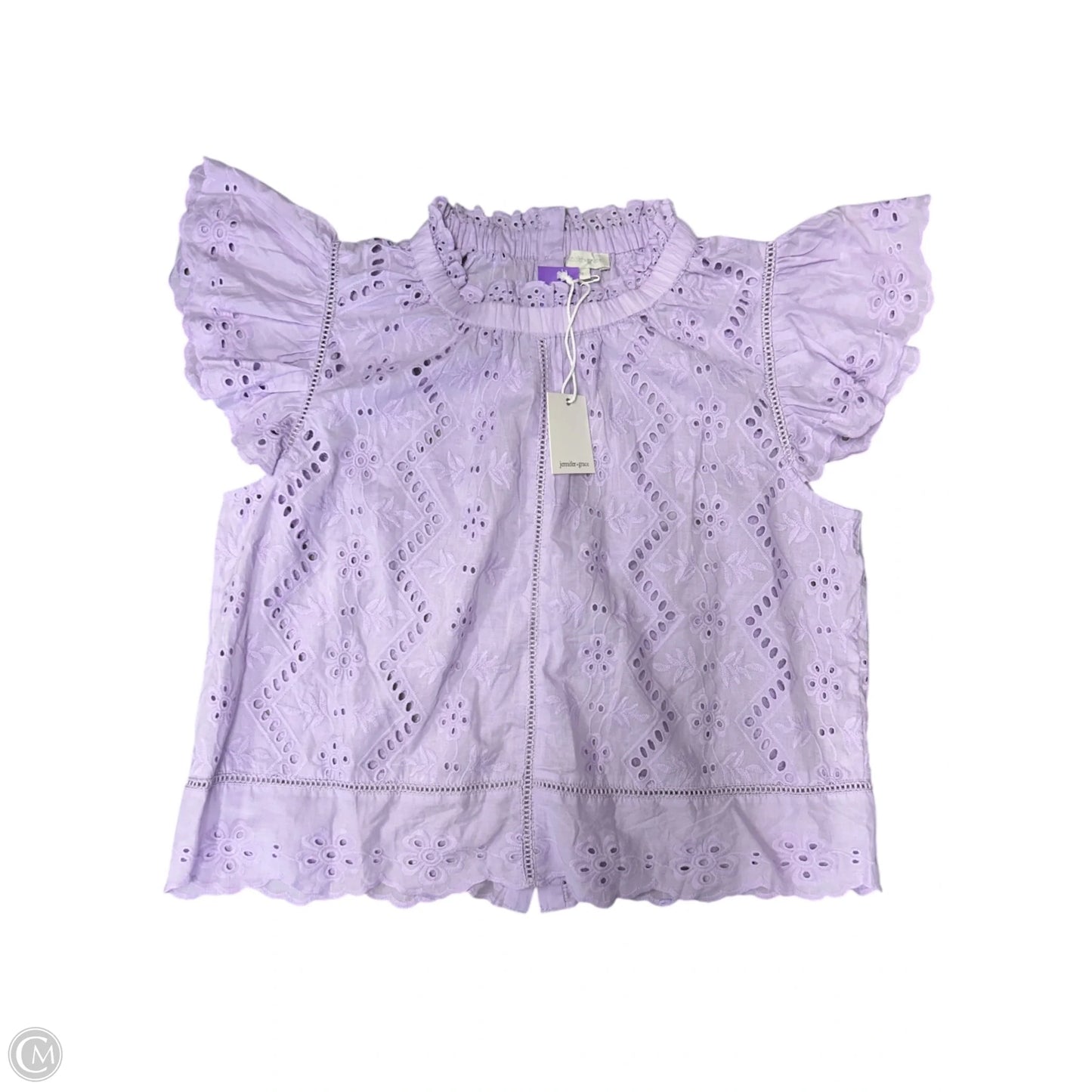 Top Short Sleeve By Clothes Mentor In Purple, Size: M