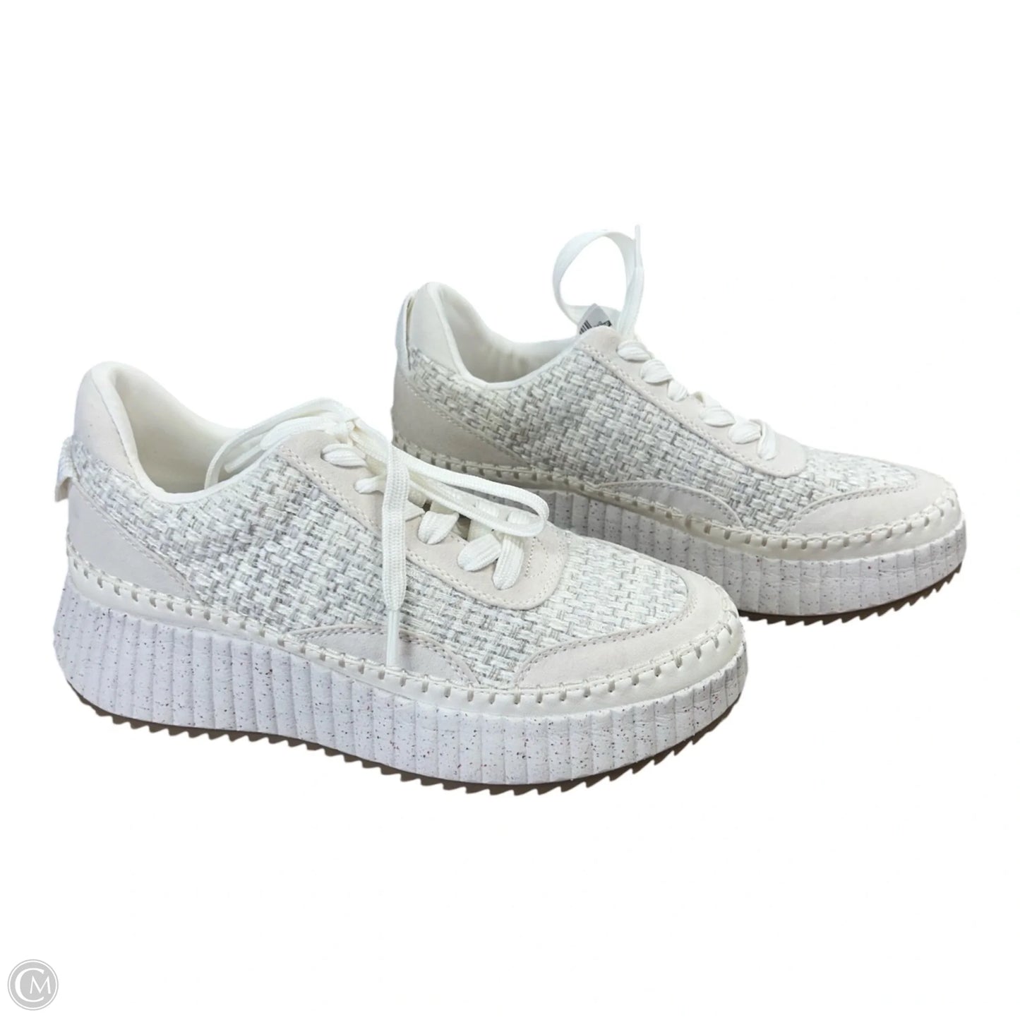 Shoes Sneakers Platform By Universal Thread In Cream, Size: 8.5