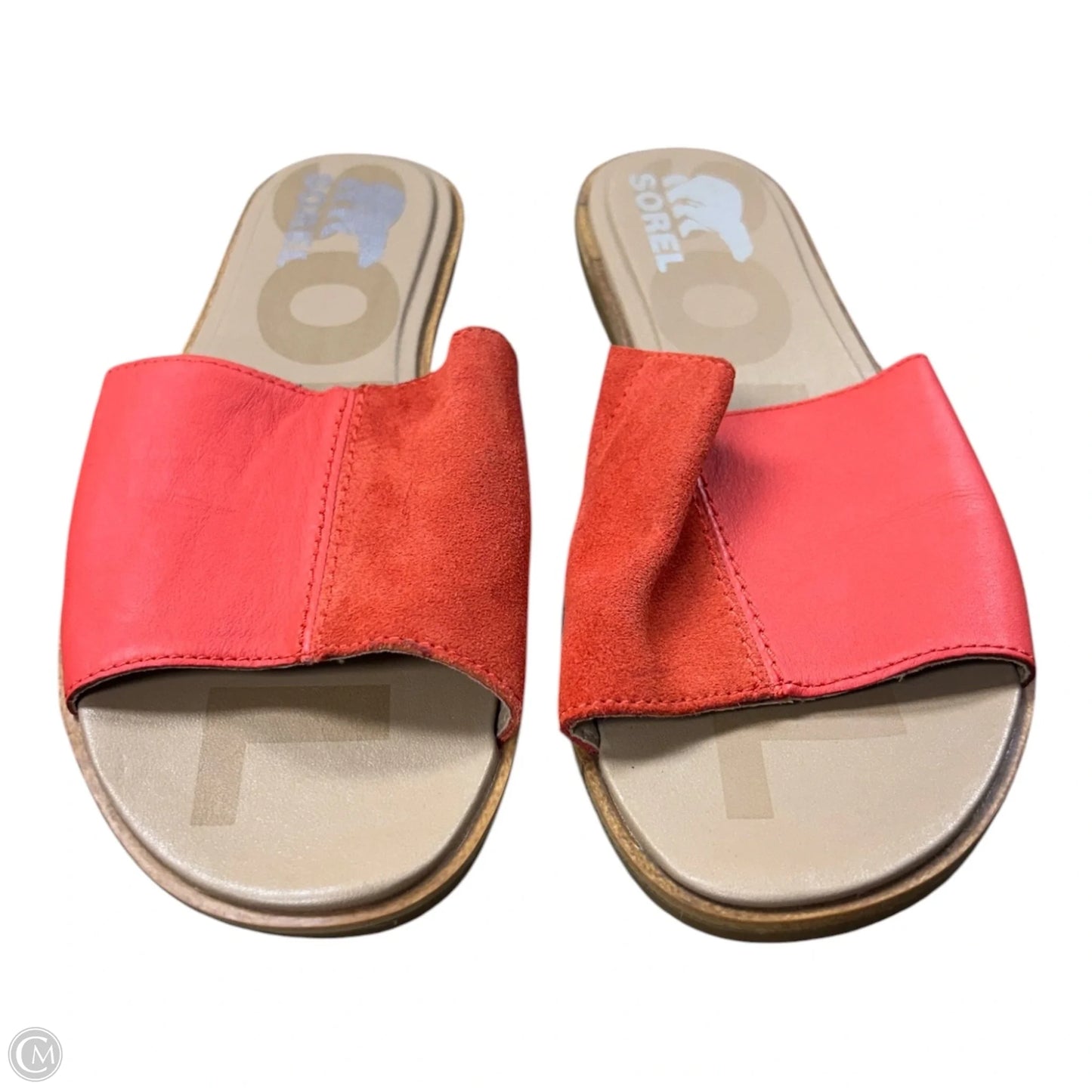 Sandals Flats By Sorel In Orange, Size: 8.5