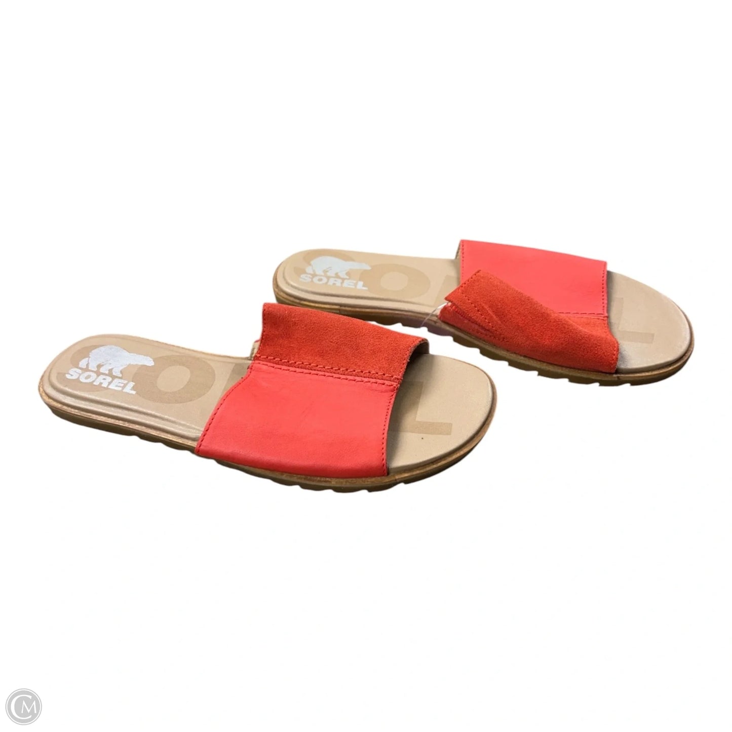 Sandals Flats By Sorel In Orange, Size: 8.5