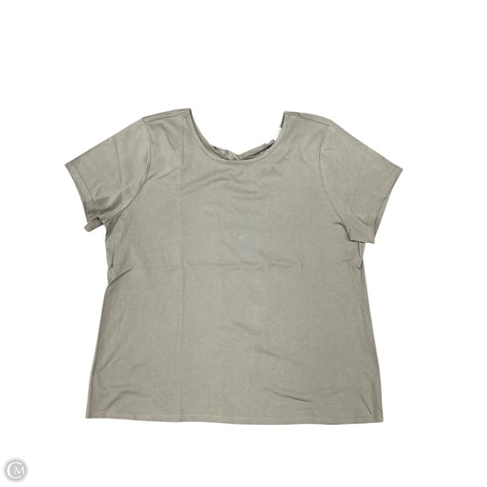 Top Short Sleeve By Threads 4 Thought In Green, Size: Xxl