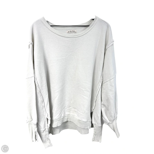 Sweatshirt Crewneck By We The Free In Ivory, Size: M