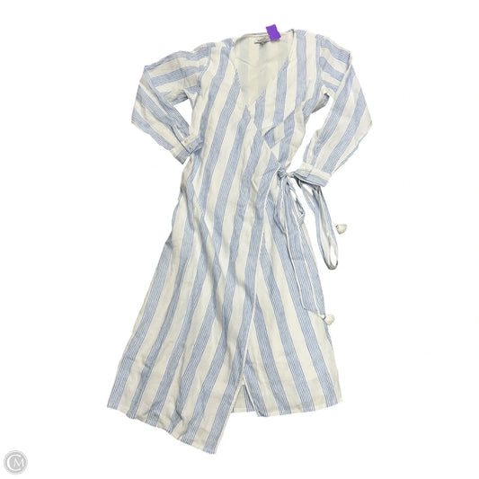 Dress Casual Maxi By Tommy Bahama In Blue & White, Size: S