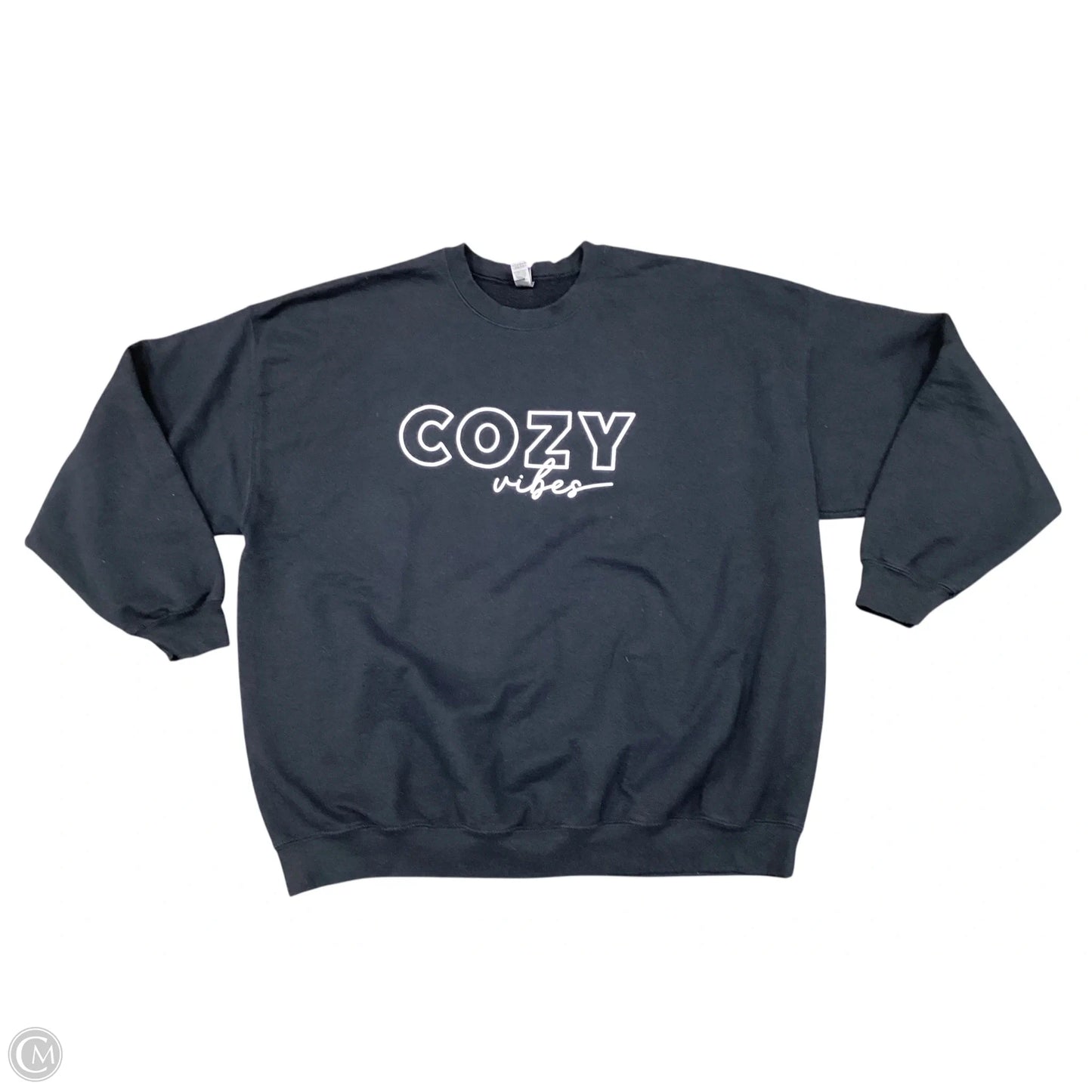 Sweatshirt Crewneck By Gildan In Black, Size: 3x